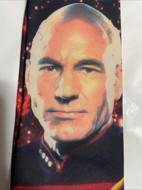 Vintage 1994 Star Trek Jean Luc Picard Tie by Ralph Marlin